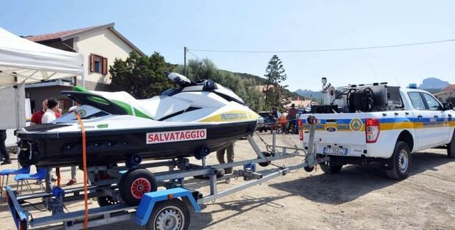 Moto d’acqua per i soccorsi in mare in Costa Verde