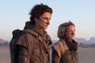 Timothee Chalamet and Rebecca Ferguson in Dune