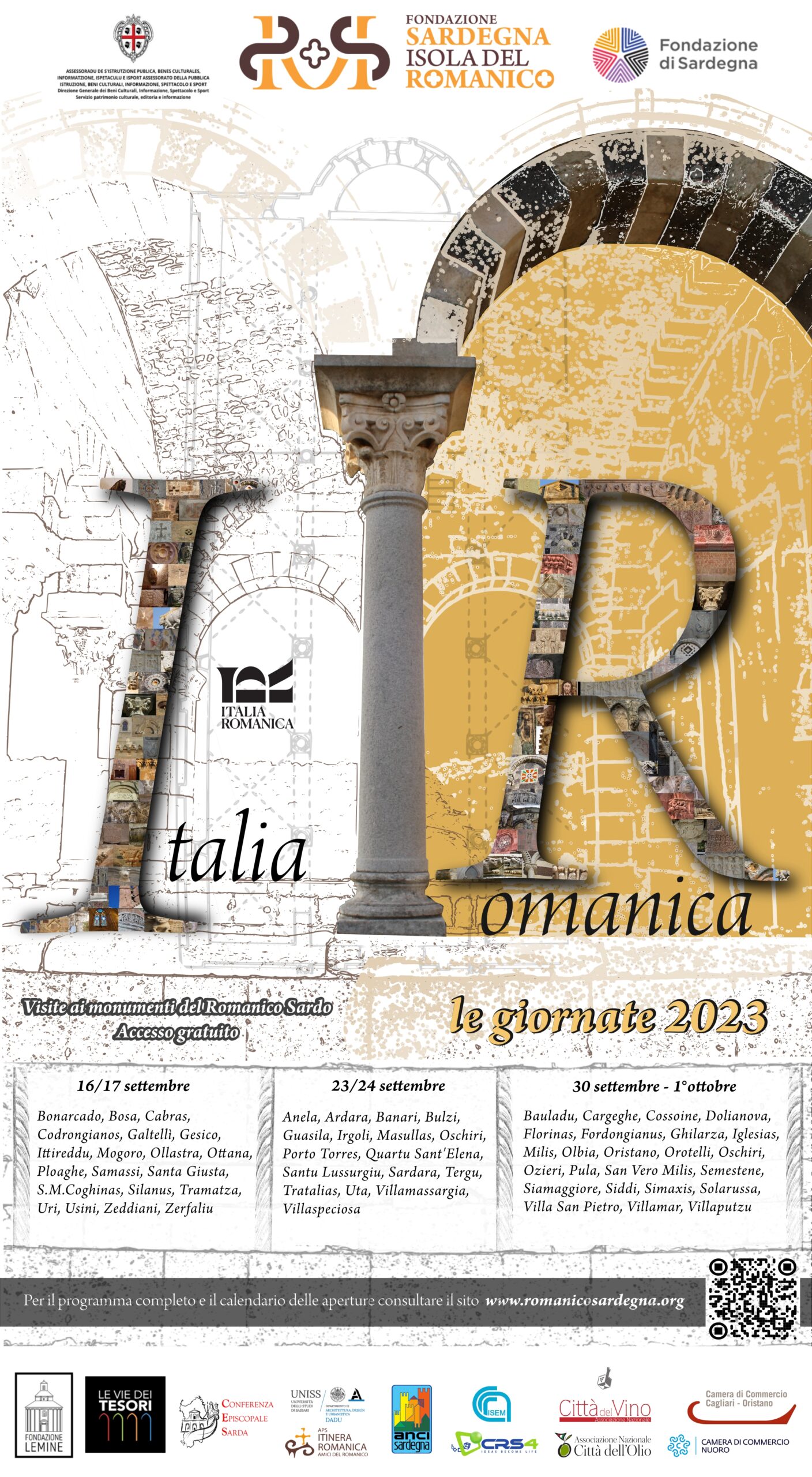 locandina italia romanica le giornate 2023