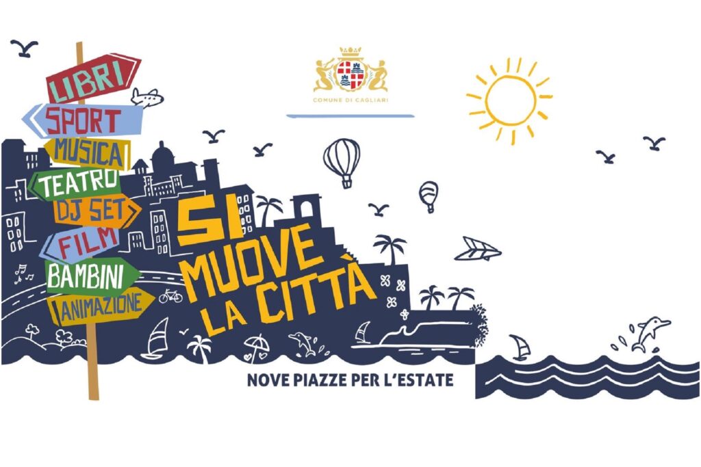 Locandina "Si muove la città" eventi Cagliari